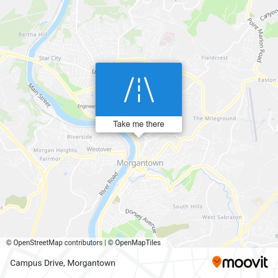 Mapa de Campus Drive