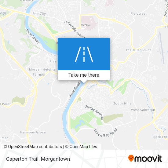 Mapa de Caperton Trail