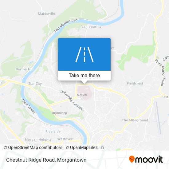 Chestnut Ridge Road map