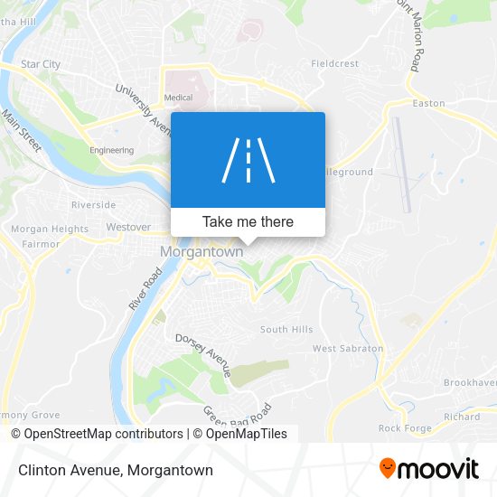 Mapa de Clinton Avenue