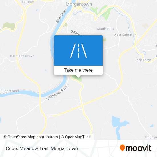 Mapa de Cross Meadow Trail