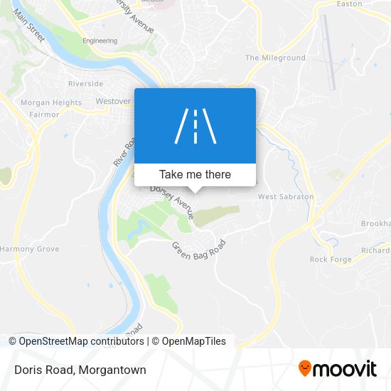 Mapa de Doris Road