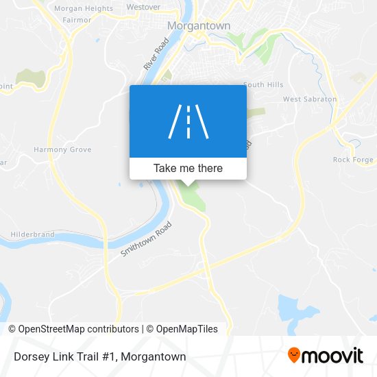 Dorsey Link Trail #1 map