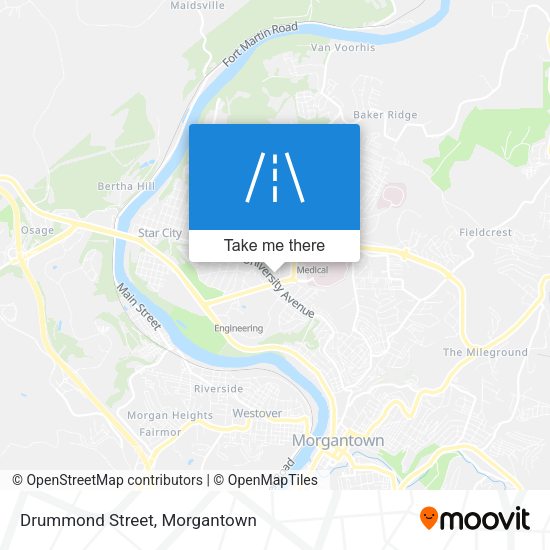 Drummond Street map