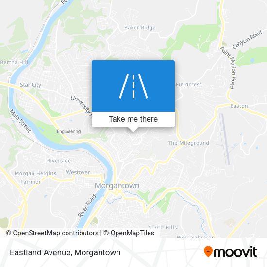Mapa de Eastland Avenue