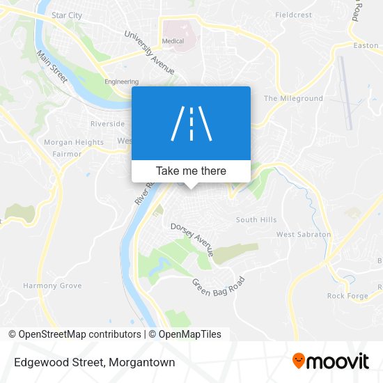 Mapa de Edgewood Street