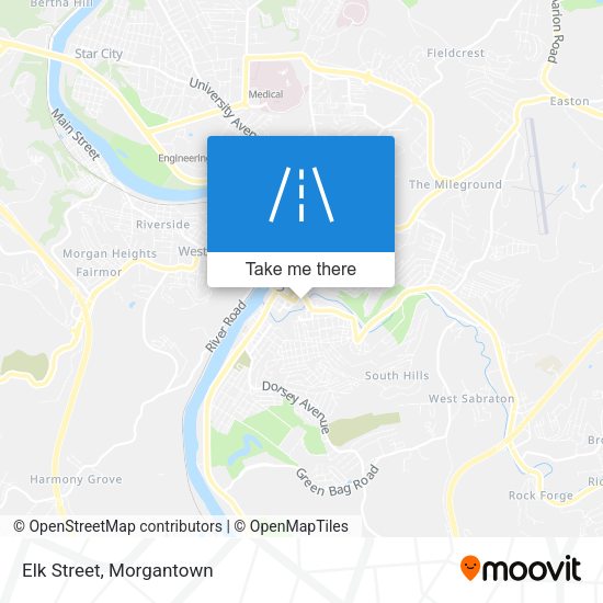 Mapa de Elk Street