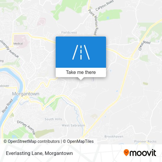 Everlasting Lane map
