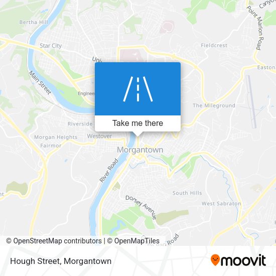 Hough Street map