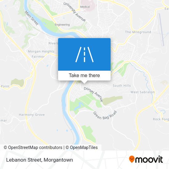 Mapa de Lebanon Street