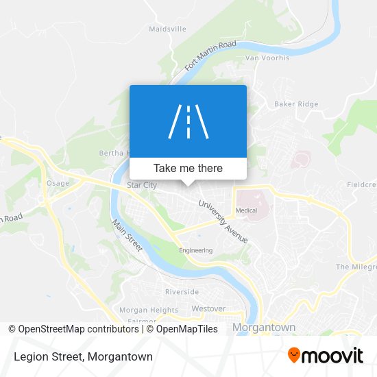 Mapa de Legion Street