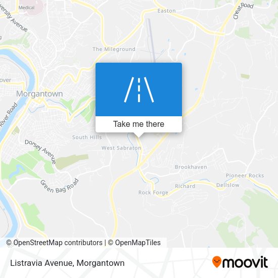 Listravia Avenue map