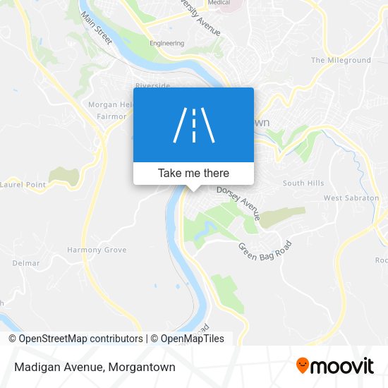 Mapa de Madigan Avenue