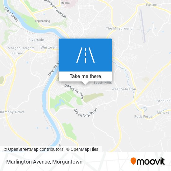 Marlington Avenue map