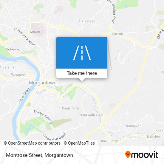 Montrose Street map