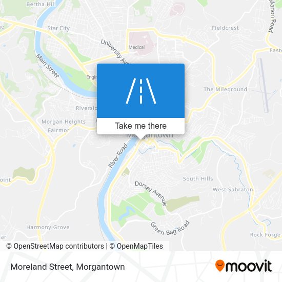 Moreland Street map