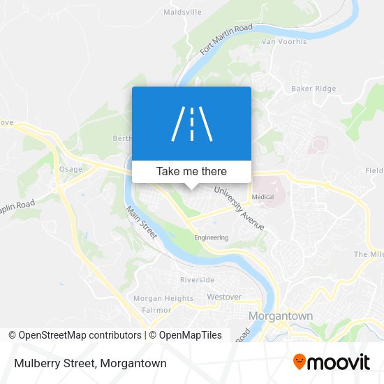 Mulberry Street map