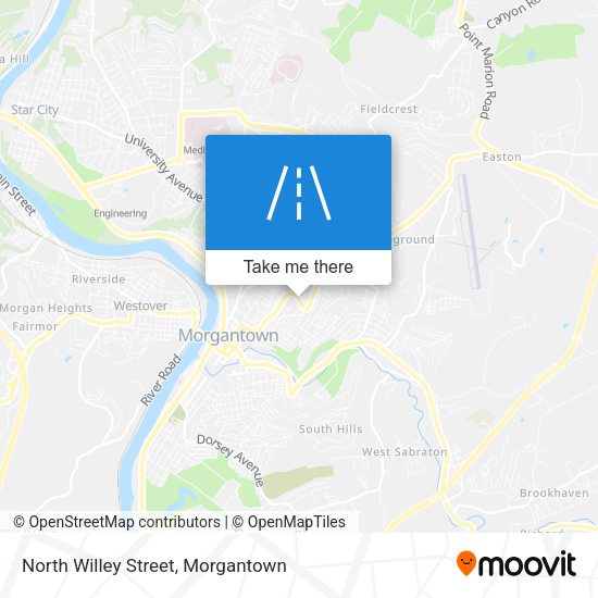 North Willey Street map