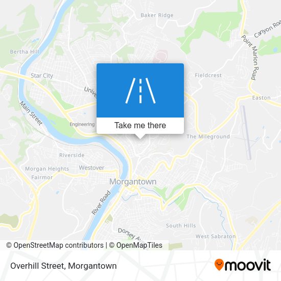 Mapa de Overhill Street