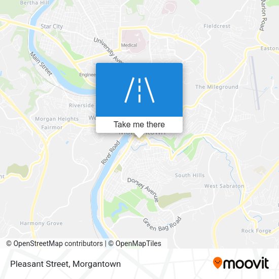 Pleasant Street map