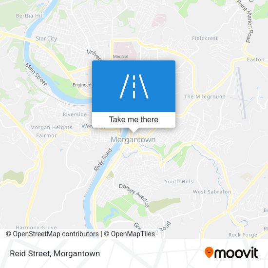 Mapa de Reid Street