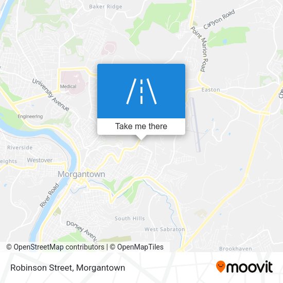 Robinson Street map