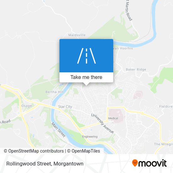 Rollingwood Street map