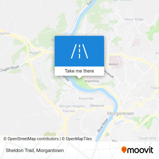 Mapa de Sheldon Trail