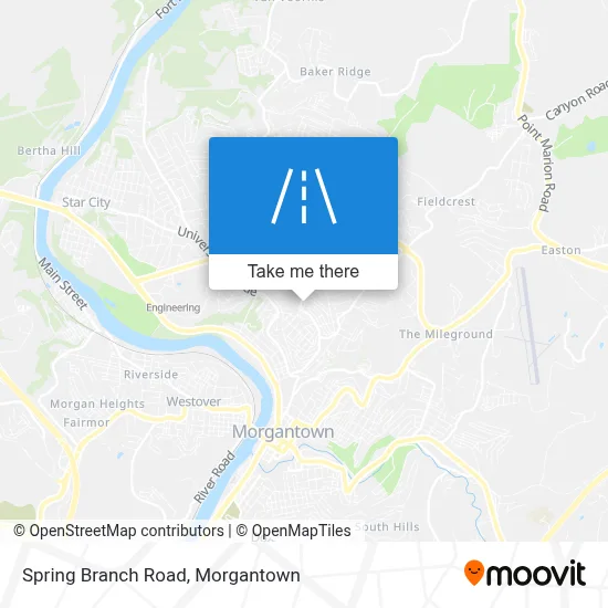 Spring Branch Road map