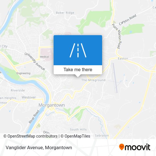Mapa de Vanglider Avenue
