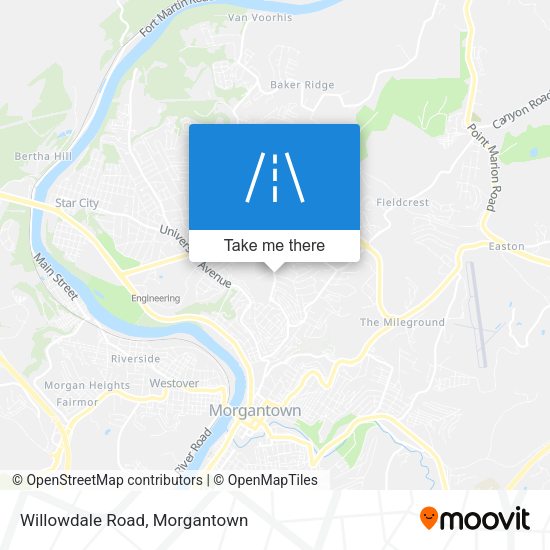 Mapa de Willowdale Road