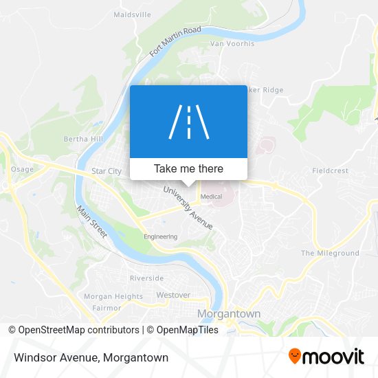Mapa de Windsor Avenue