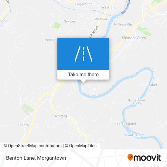 Mapa de Benton Lane