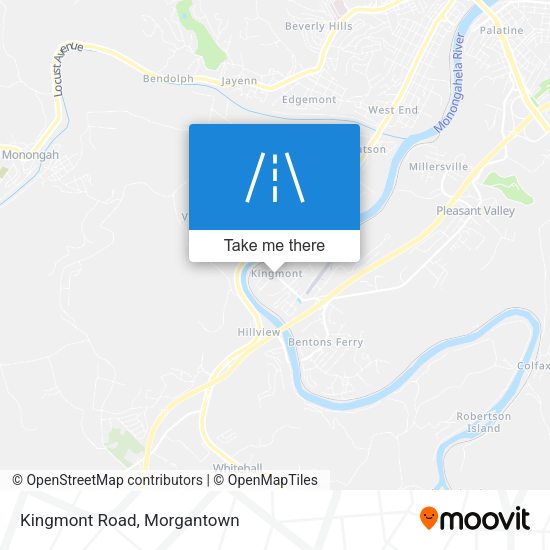 Mapa de Kingmont Road
