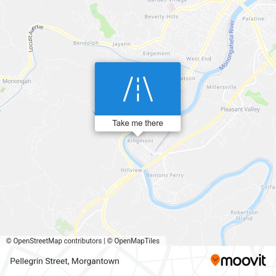 Mapa de Pellegrin Street