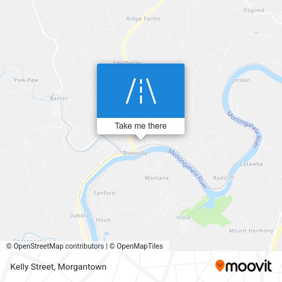 Mapa de Kelly Street