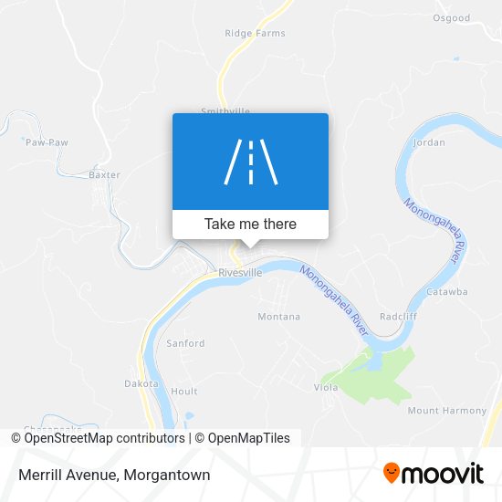 Mapa de Merrill Avenue