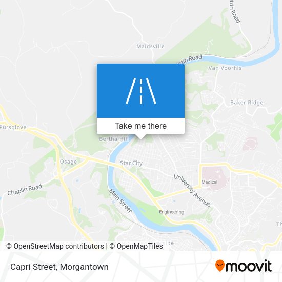 Mapa de Capri Street