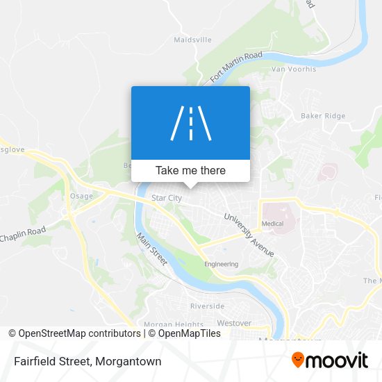 Fairfield Street map