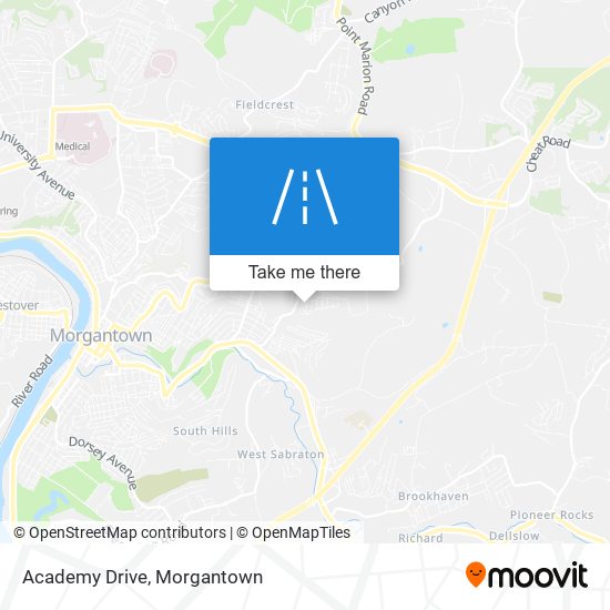 Academy Drive map