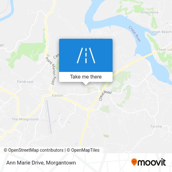 Ann Marie Drive map