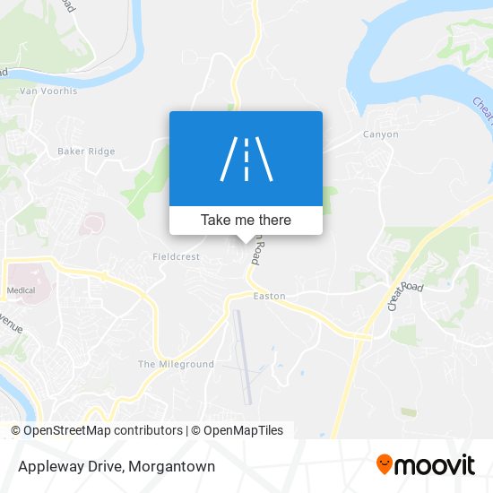 Appleway Drive map