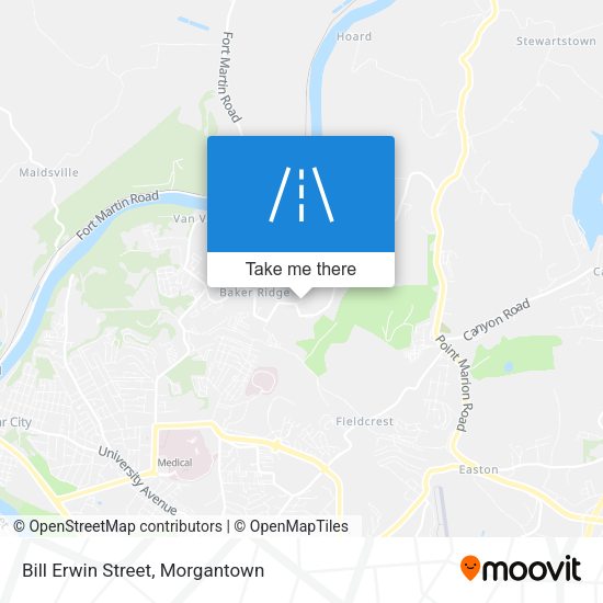 Bill Erwin Street map
