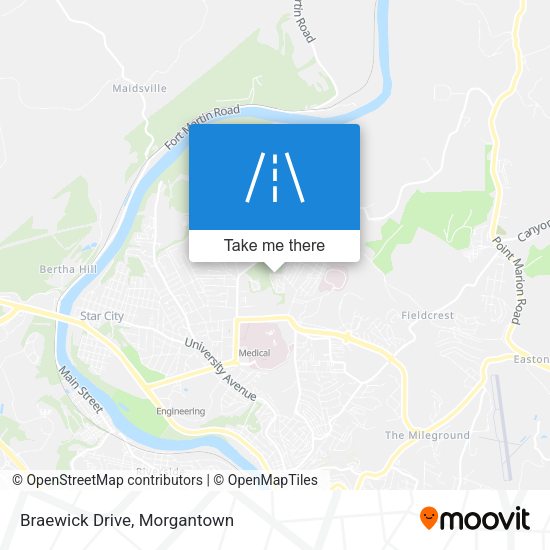 Mapa de Braewick Drive