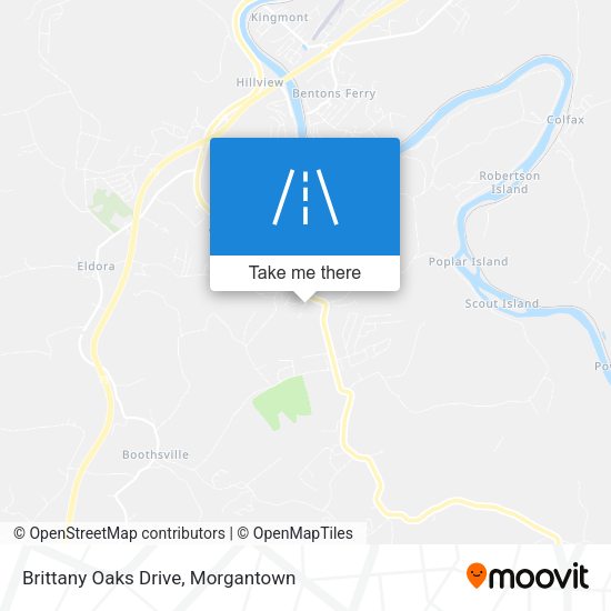 Brittany Oaks Drive map