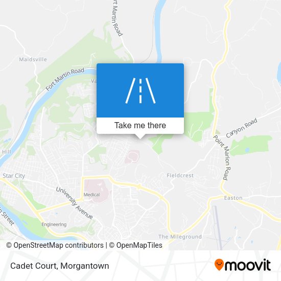Mapa de Cadet Court
