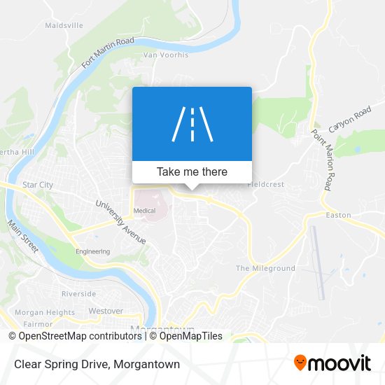 Mapa de Clear Spring Drive