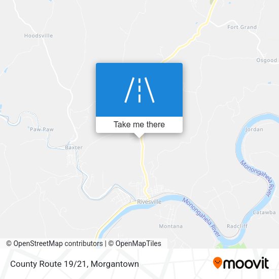 Mapa de County Route 19/21