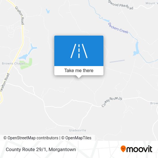 County Route 29/1 map