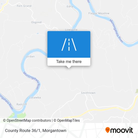 County Route 36/1 map